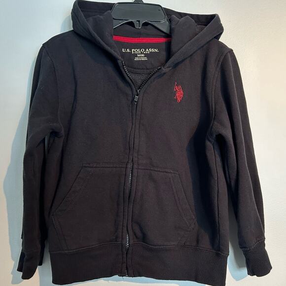U.S. Polo Assn Full Zip Sweatshirt – Boys Size Medium (8) - Picture 1 of 6